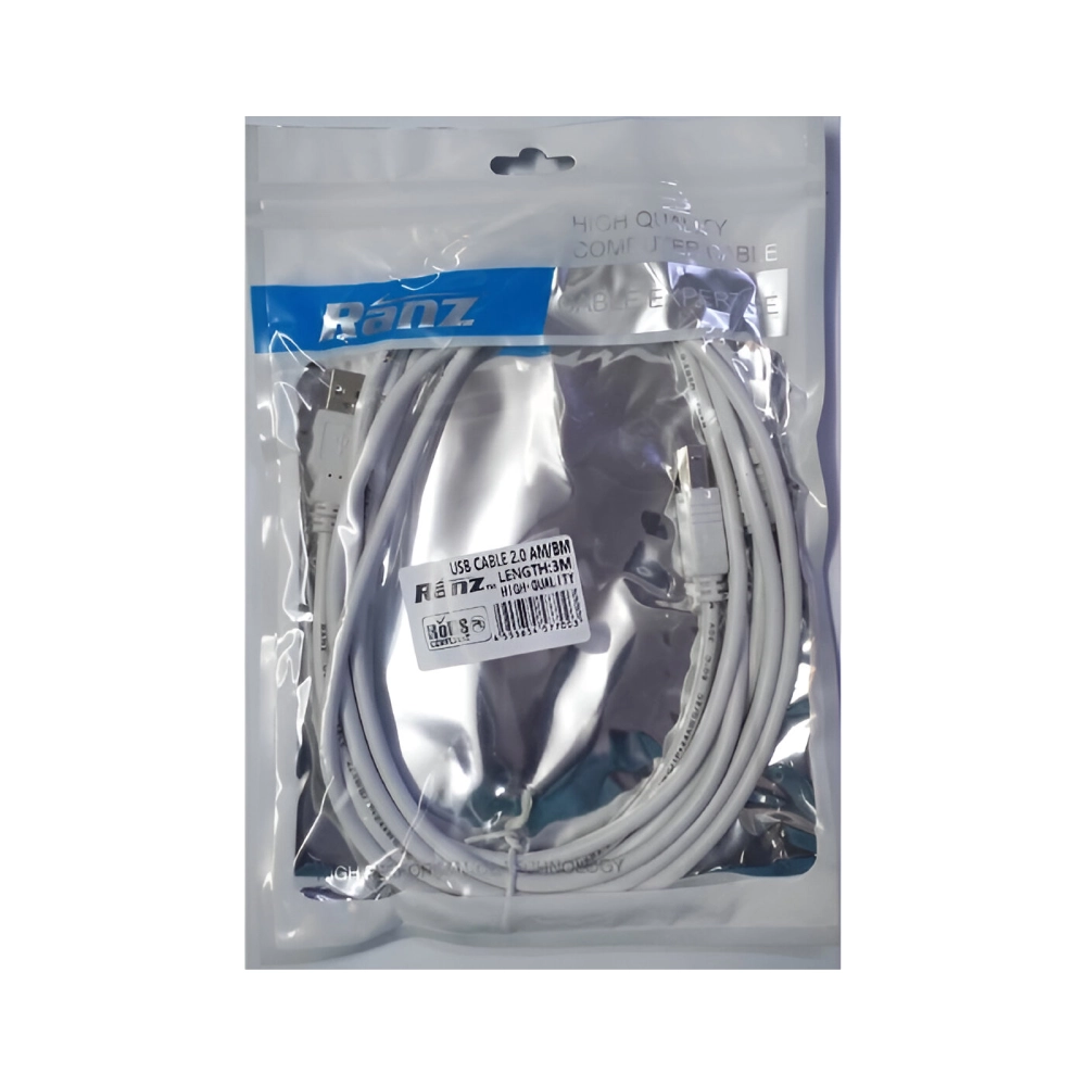 Ranz USB Printer Cable 3m Normal